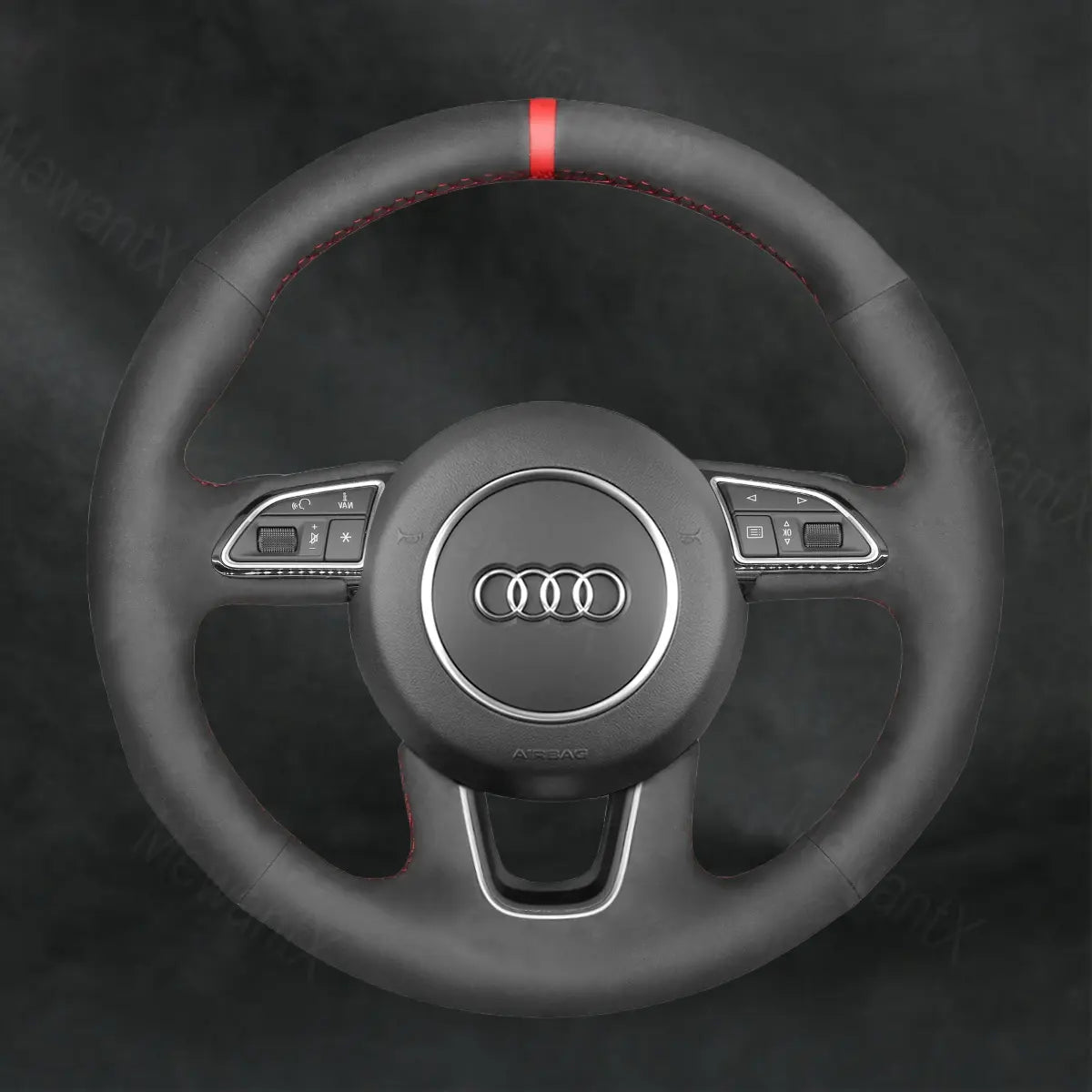 Discover MewantX Custom Steering Wheel Cover For Audi Q7 2012 - 2015 Mewant delivers comfort, grip, style, protection and durable quality.