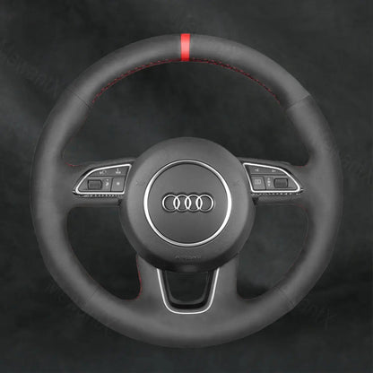 Discover MewantX Custom Steering Wheel Cover For Audi Q7 2012 - 2015 Mewant delivers comfort, grip, style, protection and durable quality.