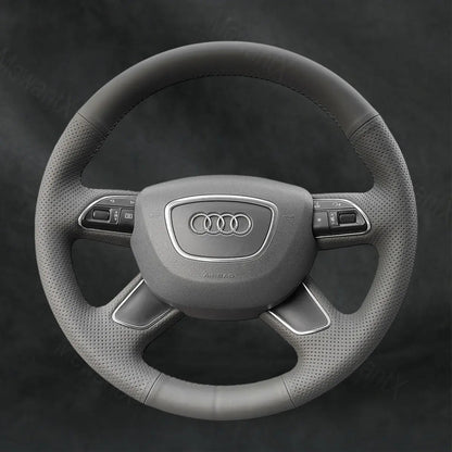Discover MewantX Custom Steering Wheel Cover For Audi Q7 2012 - 2015 Mewant delivers comfort, grip, style, protection and durable quality.