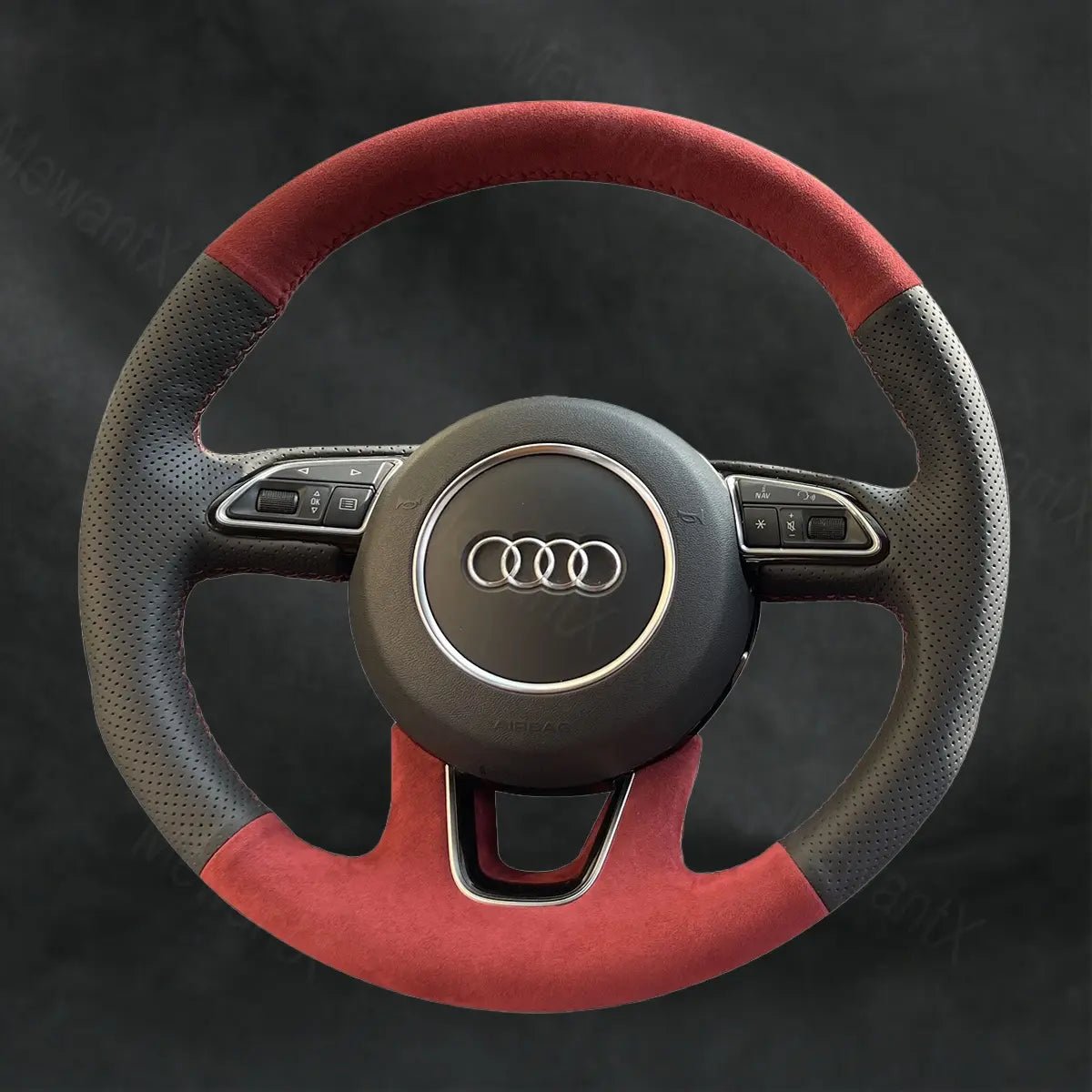 Discover MewantX Custom Steering Wheel Cover For Audi Q7 2012 - 2015 Mewant delivers comfort, grip, style, protection and durable quality.