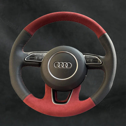 Discover MewantX Custom Steering Wheel Cover For Audi Q7 2012 - 2015 Mewant delivers comfort, grip, style, protection and durable quality.
