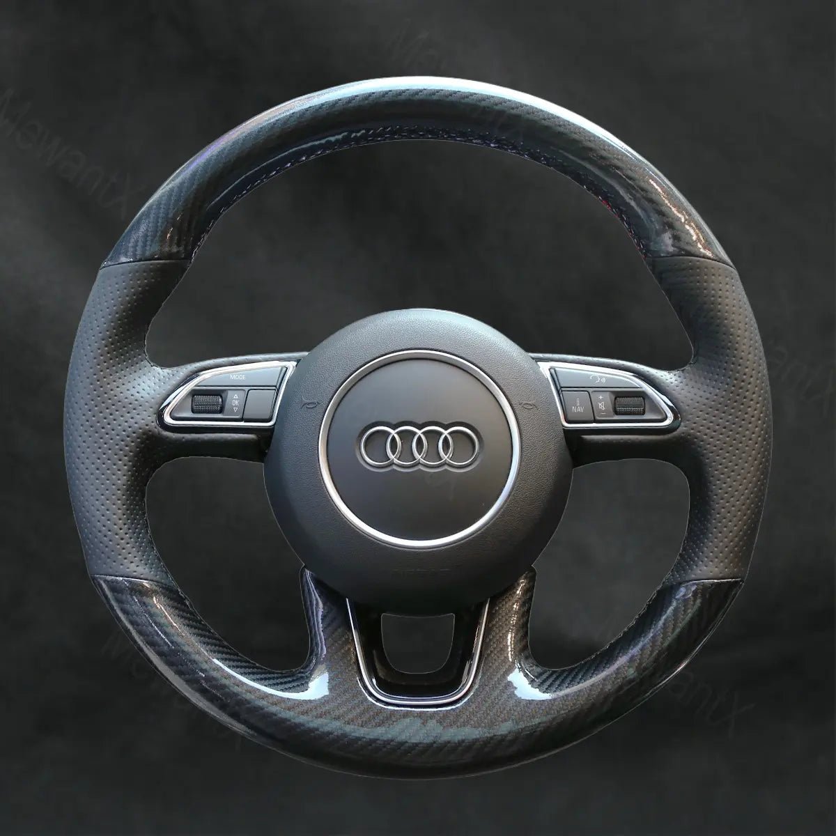 Discover MewantX Custom Steering Wheel Cover For Audi Q7 2012 - 2015 Mewant delivers comfort, grip, style, protection and durable quality.