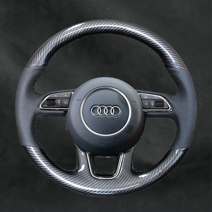 Discover MewantX Custom Steering Wheel Cover For Audi Q7 2012 - 2015 Mewant delivers comfort, grip, style, protection and durable quality.
