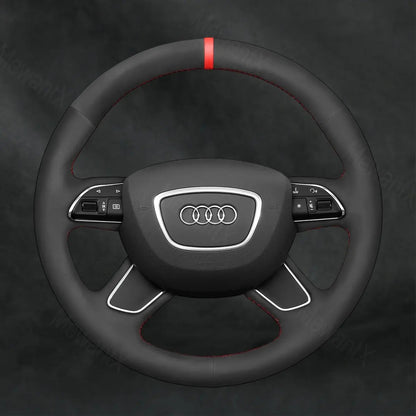 Discover MewantX Custom Steering Wheel Cover For Audi Q7 2012 - 2015 Mewant delivers comfort, grip, style, protection and durable quality.