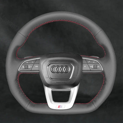 Discover MewantX Custom Steering Wheel Cover For Audi Q7 SQ7 4M 2015 - 2022 Mewant delivers comfort, grip, style, protection and durable quality.