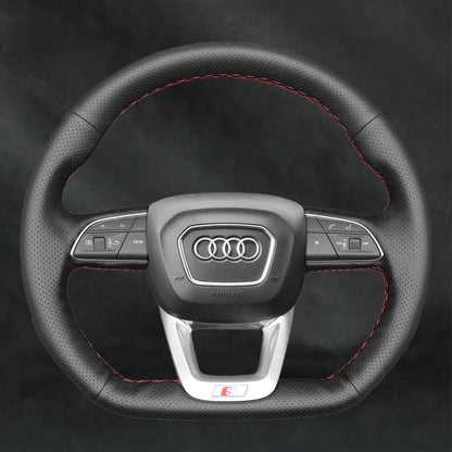 Discover MewantX Custom Steering Wheel Cover For Audi Q7 SQ7 4M 2015 - 2022 Mewant delivers comfort, grip, style, protection and durable quality.