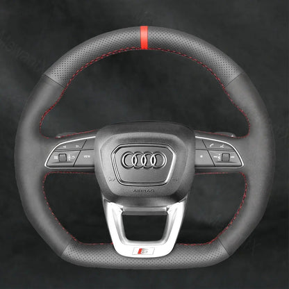 Discover MewantX Custom Steering Wheel Cover For Audi Q7 SQ7 4M 2015 - 2022 Mewant delivers comfort, grip, style, protection and durable quality.