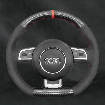 Discover MewantX Custom Steering Wheel Cover For Audi R8 2008 - 2010 Mewant delivers comfort, grip, style, protection and durable quality.