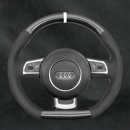 Discover MewantX Custom Steering Wheel Cover For Audi R8 2008 - 2010 Mewant delivers comfort, grip, style, protection and durable quality.
