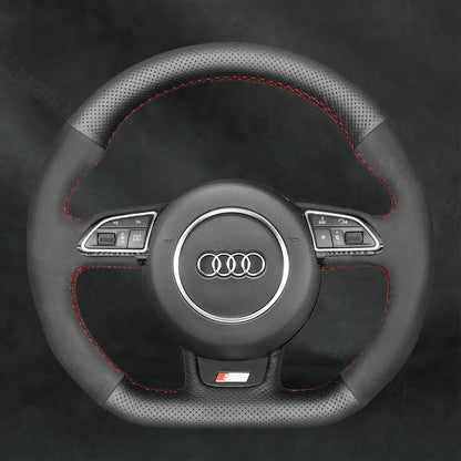 Discover MewantX Custom Steering Wheel Cover For Audi SQ5 2014 - 2017 Mewant delivers comfort, grip, style, protection and durable quality.