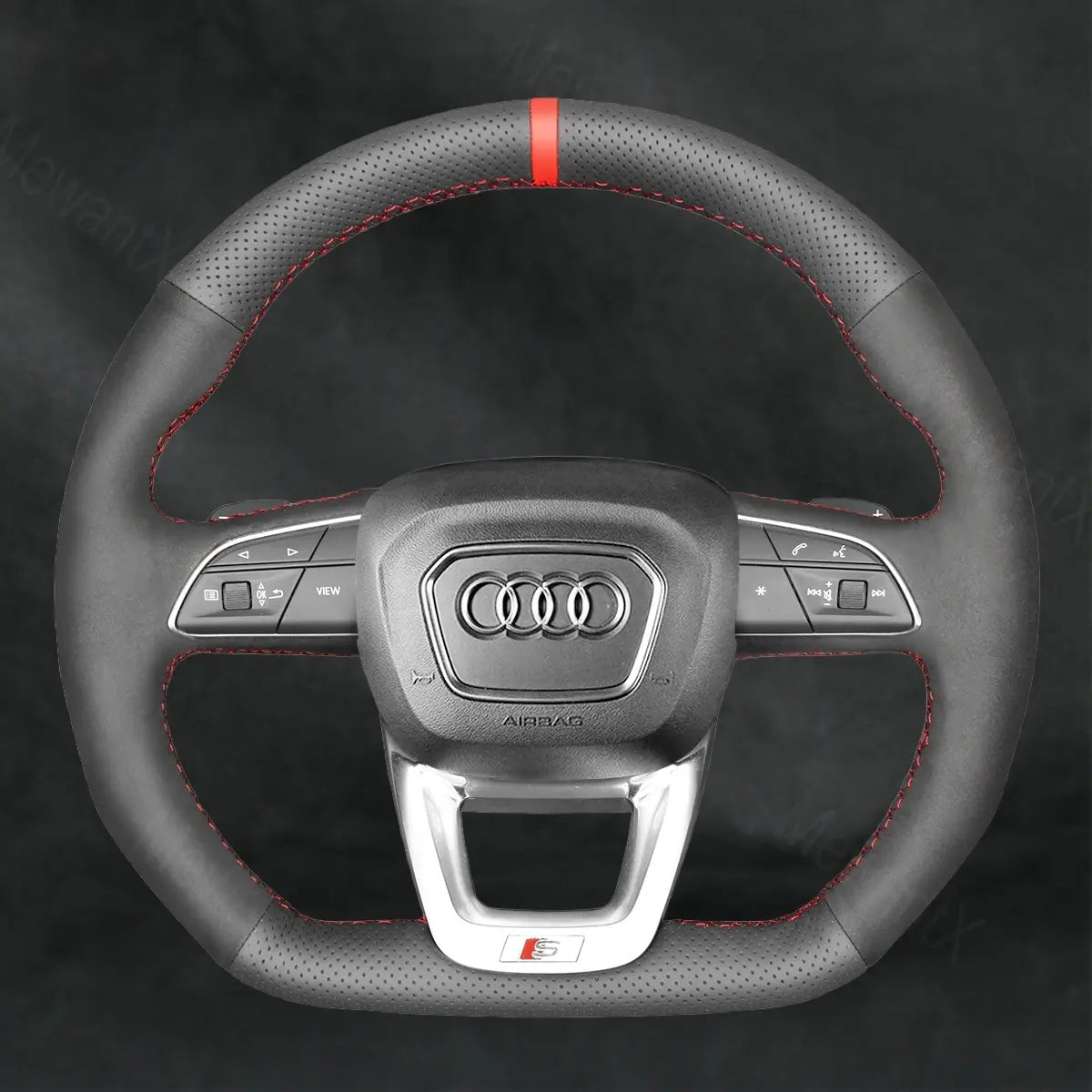 Discover MewantX Custom Steering Wheel Cover For Audi SQ8 RS Q8 2018 - 2022 Mewant delivers comfort, grip, style, protection and durable quality.