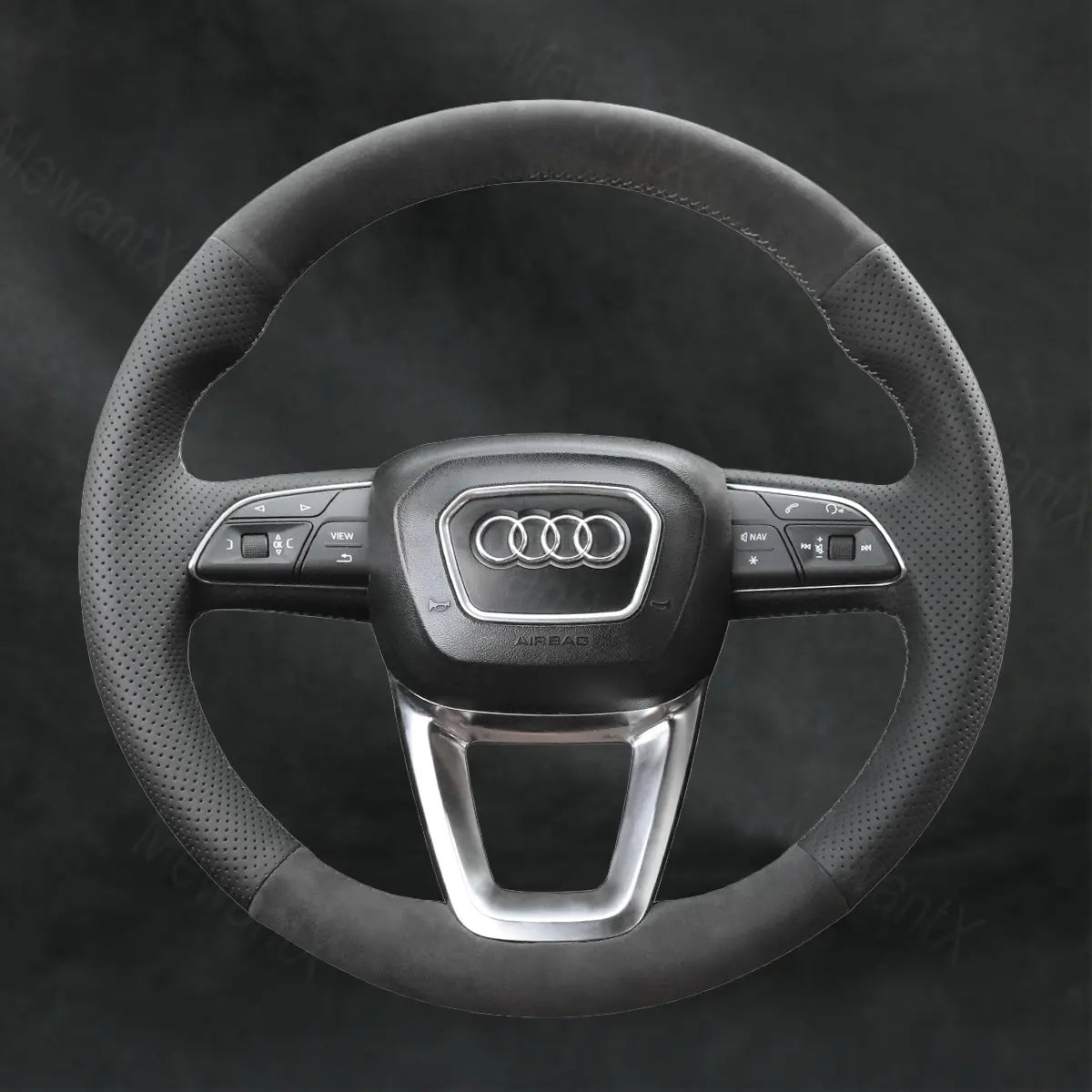 Discover MewantX Custom Steering Wheel Cover For Audi SQ8 RS Q8 2018 - 2022 Mewant delivers comfort, grip, style, protection and durable quality.