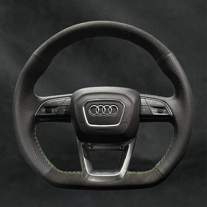 Discover MewantX Custom Steering Wheel Cover For Audi SQ8 RS Q8 2018 - 2022 Mewant delivers comfort, grip, style, protection and durable quality.