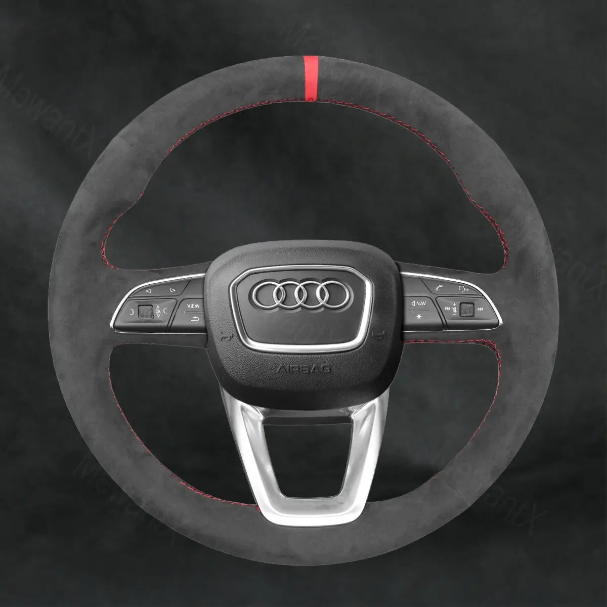 Discover MewantX Custom Steering Wheel Cover For Audi SQ8 RS Q8 2018 - 2022 Mewant delivers comfort, grip, style, protection and durable quality.