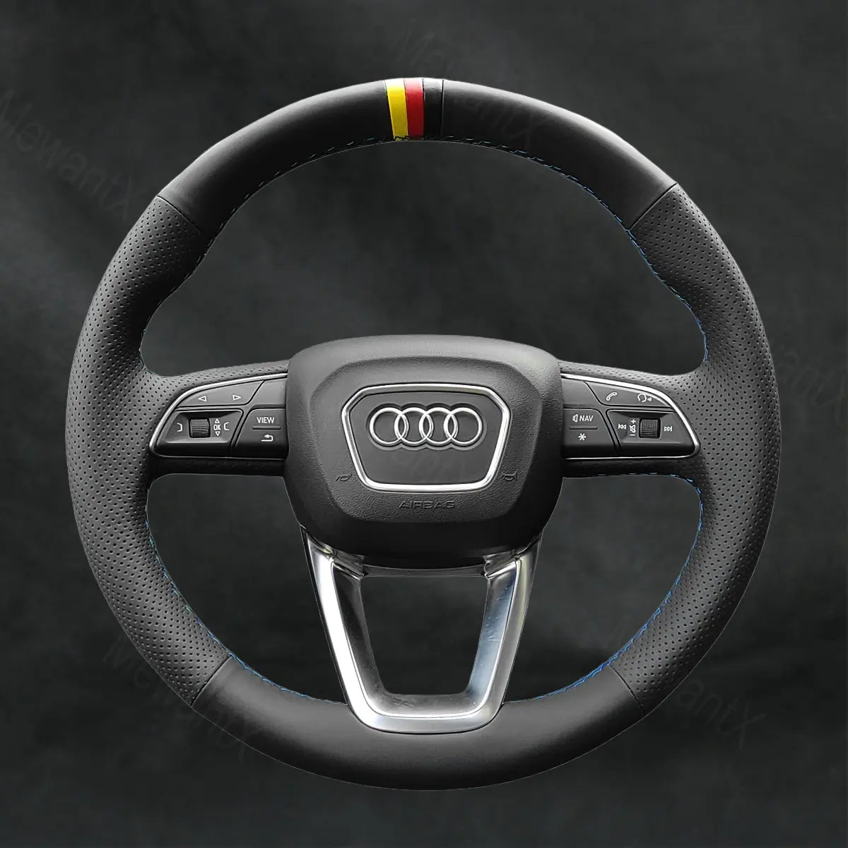 Discover MewantX Custom Steering Wheel Cover For Audi SQ8 RS Q8 2018 - 2022 Mewant delivers comfort, grip, style, protection and durable quality.
