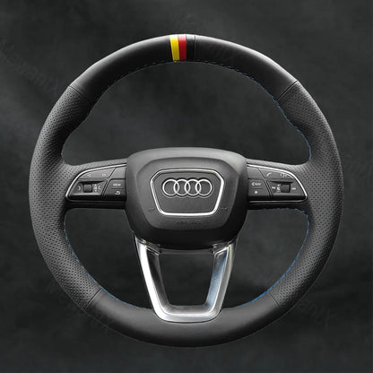 Discover MewantX Custom Steering Wheel Cover For Audi SQ8 RS Q8 2018 - 2022 Mewant delivers comfort, grip, style, protection and durable quality.