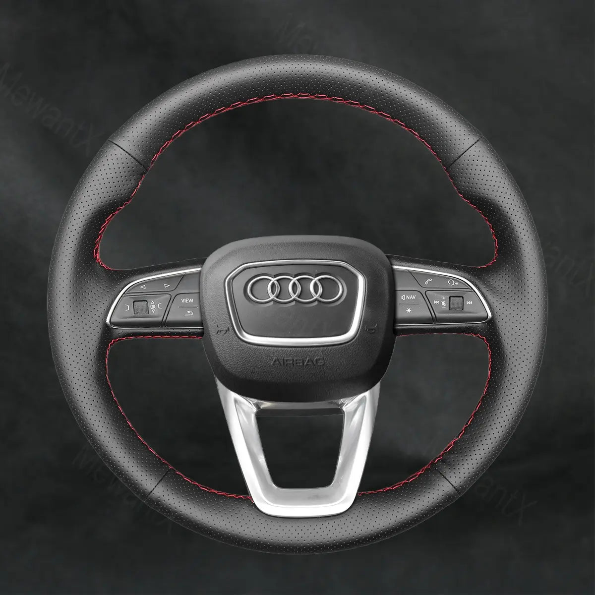 Discover MewantX Custom Steering Wheel Cover For Audi SQ8 RS Q8 2018 - 2022 Mewant delivers comfort, grip, style, protection and durable quality.