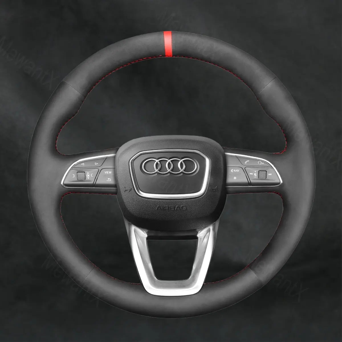 Discover MewantX Custom Steering Wheel Cover For Audi SQ8 RS Q8 2018 - 2022 Mewant delivers comfort, grip, style, protection and durable quality.