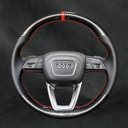 Discover MewantX Custom Steering Wheel Cover For Audi SQ8 RS Q8 2018 - 2022 Mewant delivers comfort, grip, style, protection and durable quality.