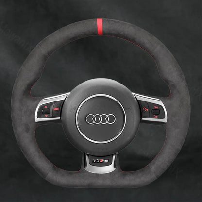 Discover MewantX Custom Steering Wheel Cover For Audi TT RS 8J Coupe Cabriolet 2009 - 2014 Mewant delivers comfort, grip, style, protection and durable quality.