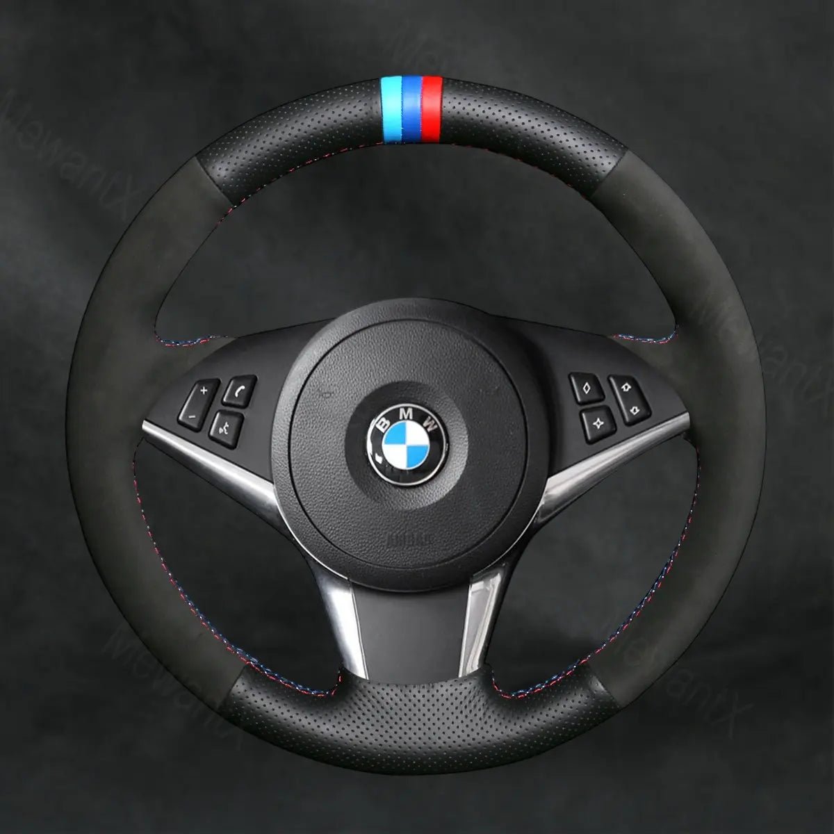 Discover MewantX Custom Steering Wheel Cover For BMW 5 Series E60 E61 2003 - 2009 Mewant delivers comfort, grip, style, protection and durable quality.