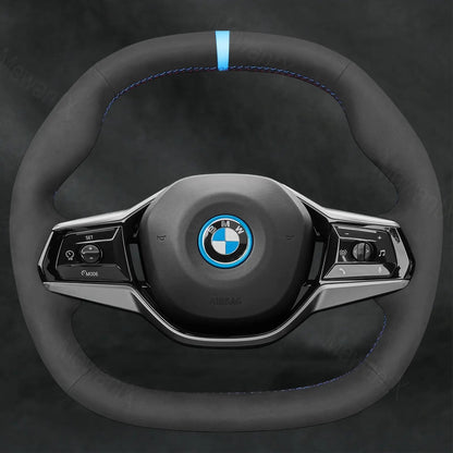 Discover MewantX Custom Steering Wheel Cover For BMW 5 Series G60 G61 i5 G60 G61 2023 - 2025 Mewant delivers comfort, grip, style, protection and durable quality.