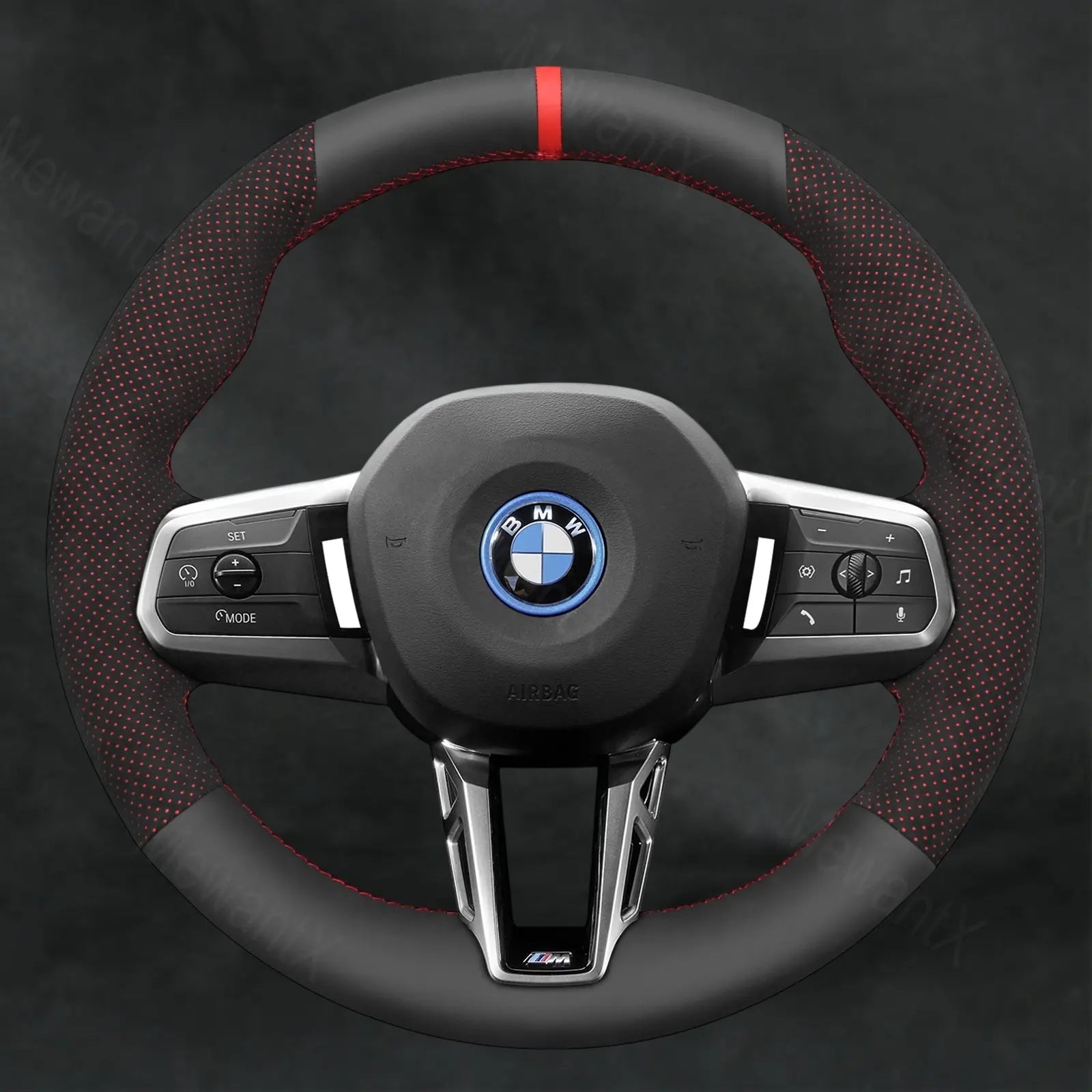 Discover MewantX Custom Steering Wheel Cover For BMW M Sport X1 iX1 U11 2022 - 2025 Mewant delivers comfort, grip, style, protection and durable quality.