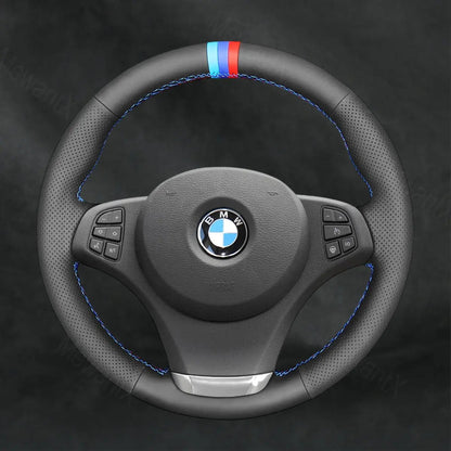 Discover MewantX Custom Steering Wheel Cover For BMW X3 E83 2007 - 2010 Mewant delivers comfort, grip, style, protection and durable quality.