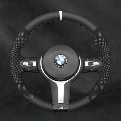 Discover MewantX Custom Steering Wheel Cover For BMW X5 F15 2014 - 2018 Mewant delivers comfort, grip, style, protection and durable quality.