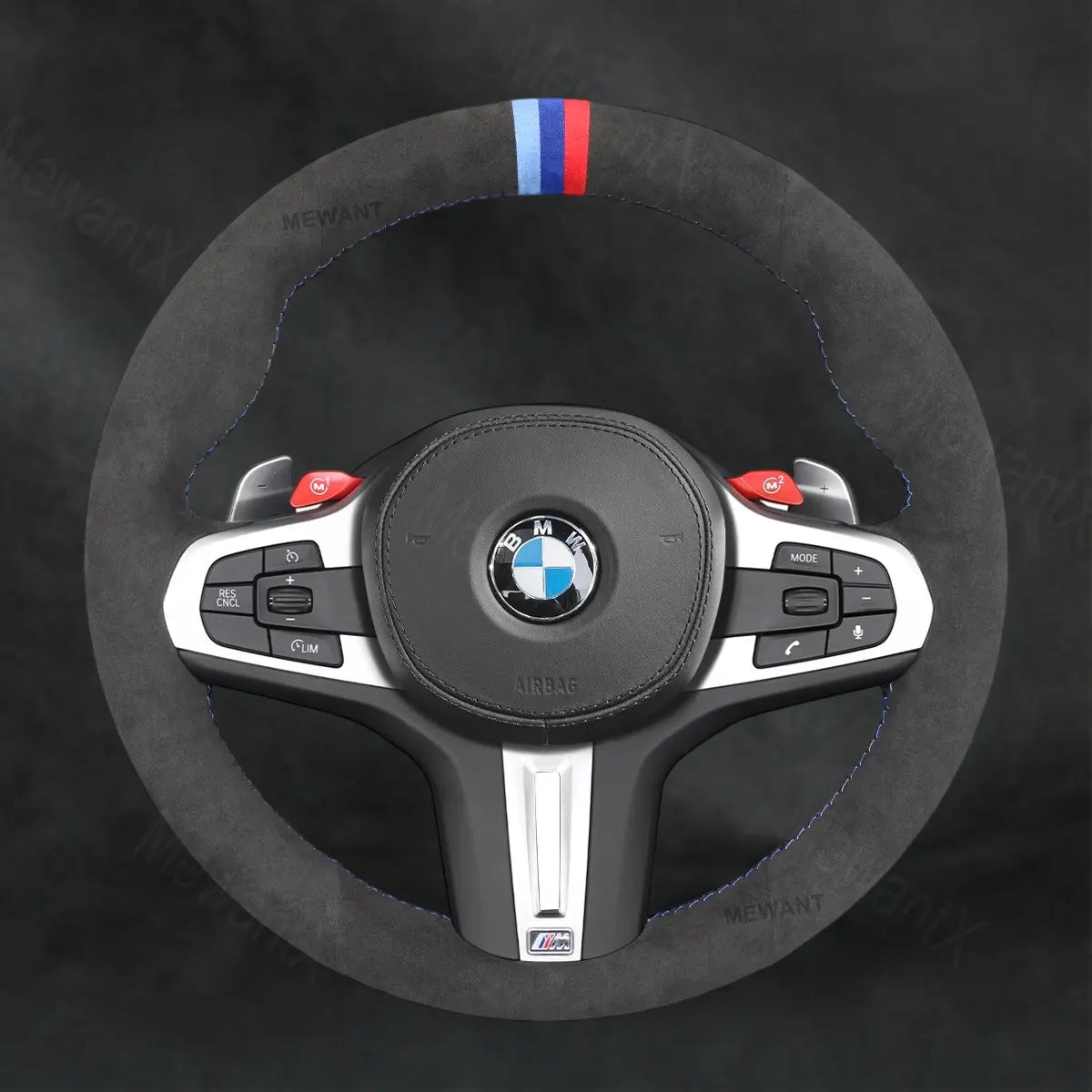 Discover MewantX Custom Steering Wheel Cover For BMW X5 M X5M F95 2020 - 2025 Mewant delivers comfort, grip, style, protection and durable quality.