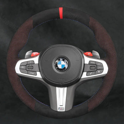 Discover MewantX Custom Steering Wheel Cover For BMW XM G09 2023 - 2025 Mewant delivers comfort, grip, style, protection and durable quality.
