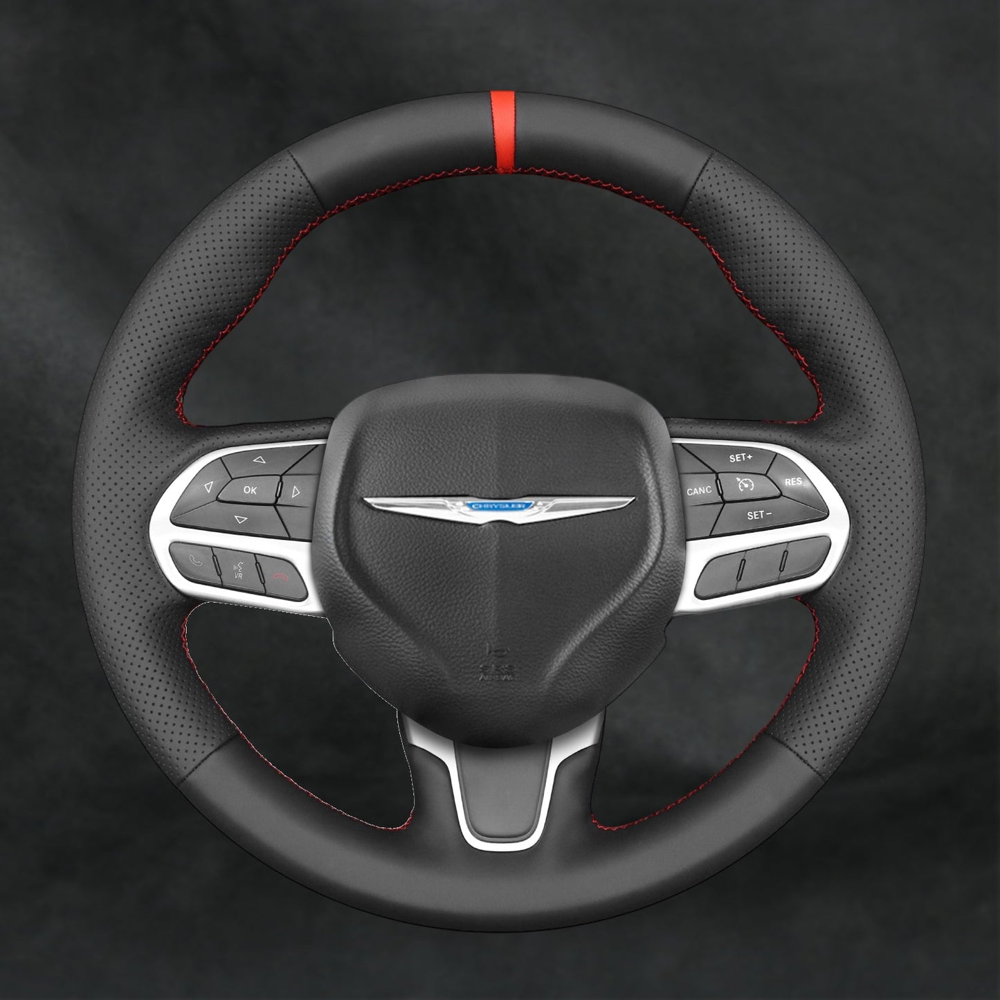 Discover MewantX Custom Steering Wheel Cover For Chrysler 300 Pacifica 2018 - 2023 Mewant delivers comfort, grip, style, protection and durable quality.