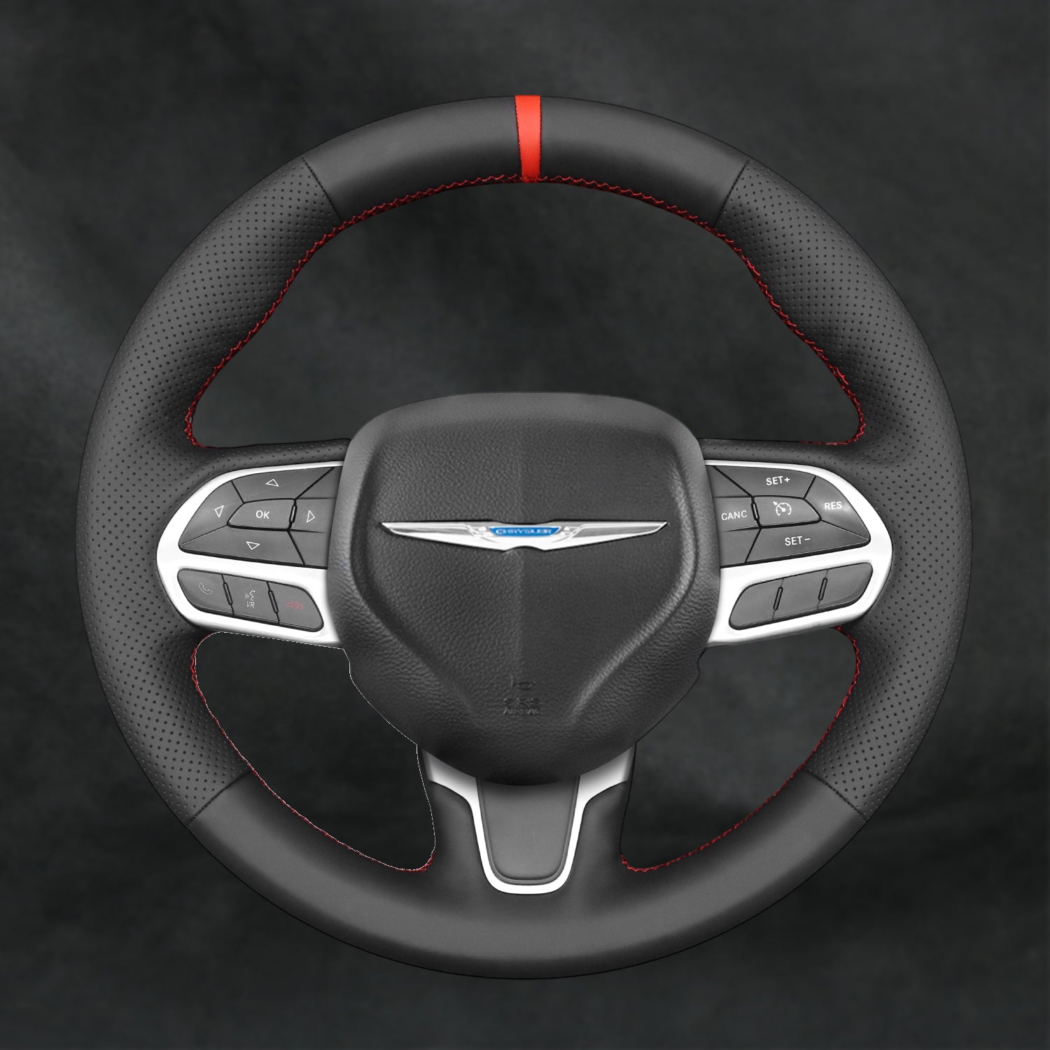Discover MewantX Custom Steering Wheel Cover For Chrysler 300 Pacifica 2018 - 2023 Mewant delivers comfort, grip, style, protection and durable quality.