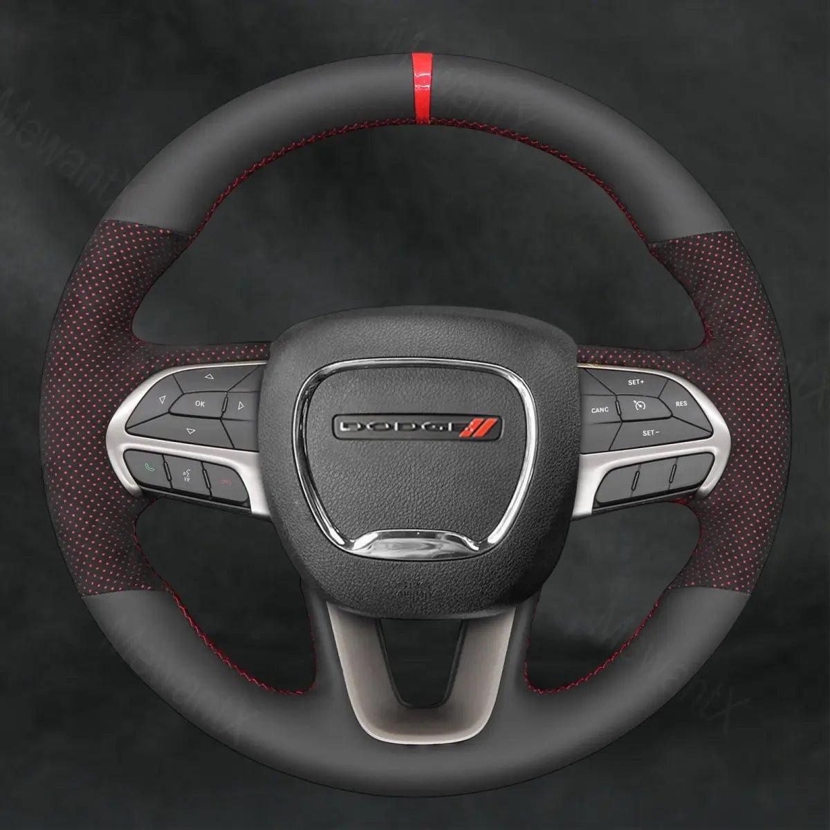 Discover MewantX Custom Steering Wheel Cover For Dodge Durango 2018 - 2025 Mewant delivers comfort, grip, style, protection and durable quality.