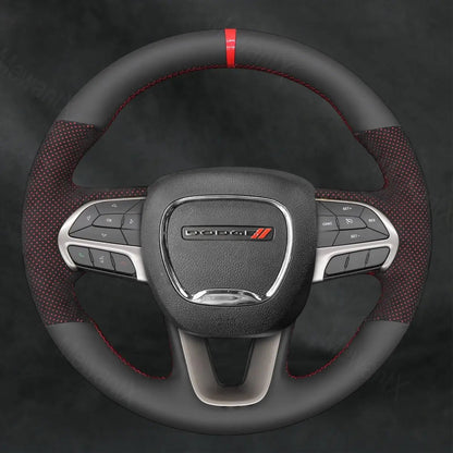 Discover MewantX Custom Steering Wheel Cover For Dodge Durango 2018 - 2025 Mewant delivers comfort, grip, style, protection and durable quality.