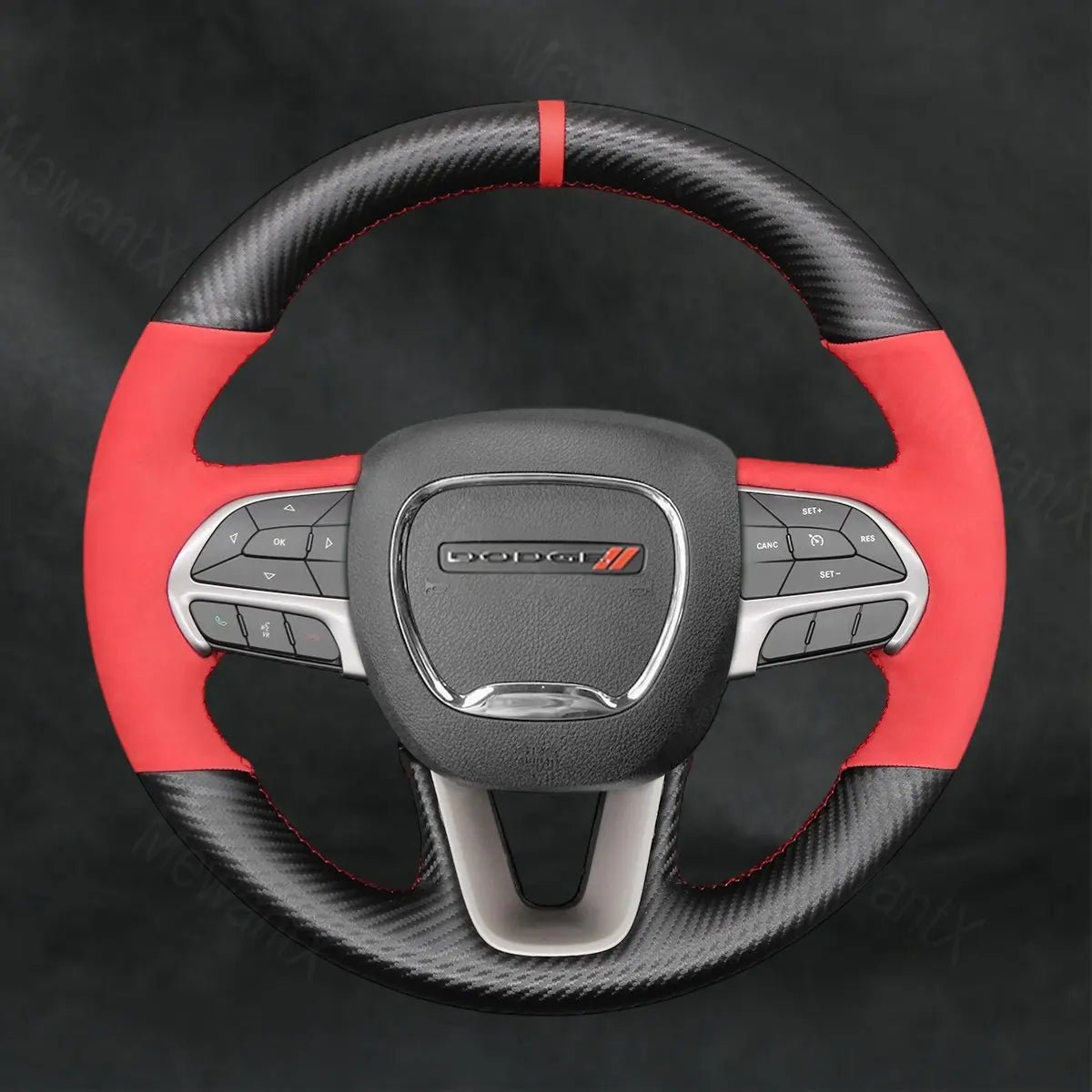 Discover MewantX Custom Steering Wheel Cover For Dodge Durango 2018 - 2025 Mewant delivers comfort, grip, style, protection and durable quality.
