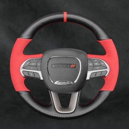 Discover MewantX Custom Steering Wheel Cover For Dodge Durango 2018 - 2025 Mewant delivers comfort, grip, style, protection and durable quality.