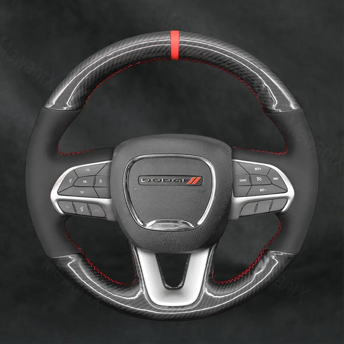 Discover MewantX Custom Steering Wheel Cover For Dodge Durango 2018 - 2025 Mewant delivers comfort, grip, style, protection and durable quality.