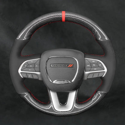 Discover MewantX Custom Steering Wheel Cover For Dodge Durango 2018 - 2025 Mewant delivers comfort, grip, style, protection and durable quality.