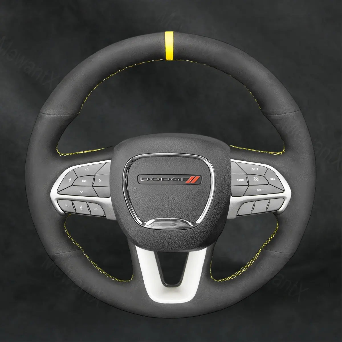 Discover MewantX Custom Steering Wheel Cover For Dodge Durango 2018 - 2025 Mewant delivers comfort, grip, style, protection and durable quality.
