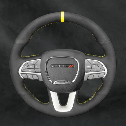 Discover MewantX Custom Steering Wheel Cover For Dodge Durango 2018 - 2025 Mewant delivers comfort, grip, style, protection and durable quality.