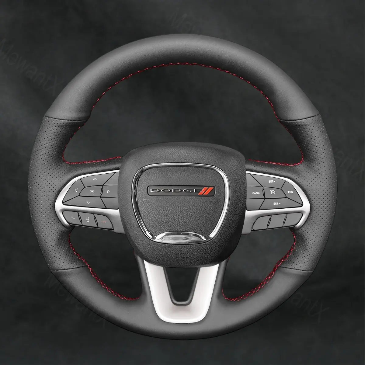 Discover MewantX Custom Steering Wheel Cover For Dodge Durango 2018 - 2025 Mewant delivers comfort, grip, style, protection and durable quality.