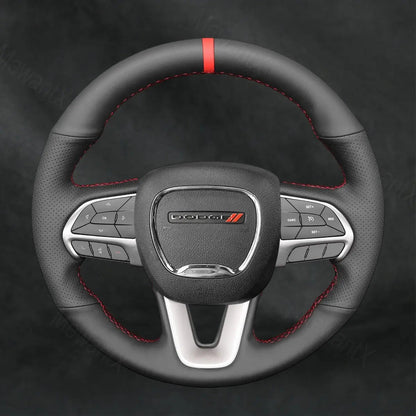 Discover MewantX Custom Steering Wheel Cover For Dodge Durango 2018 - 2025 Mewant delivers comfort, grip, style, protection and durable quality.