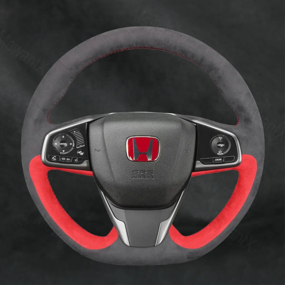 Discover MewantX Custom Steering Wheel Cover For For Honda Civic Type R 2017 - 2021 Mewant delivers comfort, grip, style, protection and durable quality.