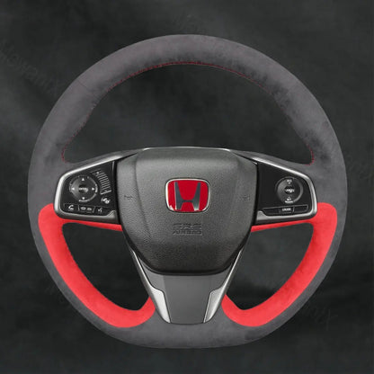 Discover MewantX Custom Steering Wheel Cover For For Honda Civic Type R 2017 - 2021 Mewant delivers comfort, grip, style, protection and durable quality.