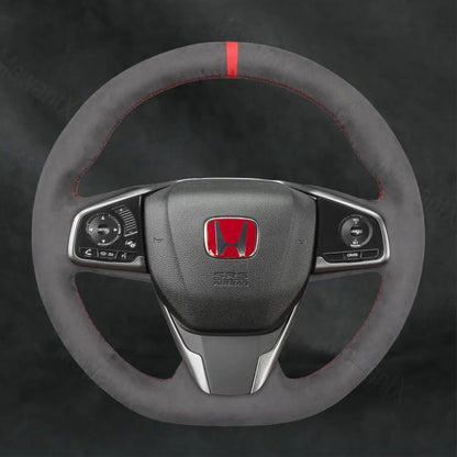 Discover MewantX Custom Steering Wheel Cover For For Honda Civic Type R 2017 - 2021 Mewant delivers comfort, grip, style, protection and durable quality.