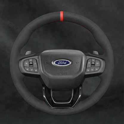 Discover MewantX Custom Steering Wheel Cover For Ford Everest 2022 - 2025 Mewant delivers comfort, grip, style, protection and durable quality.