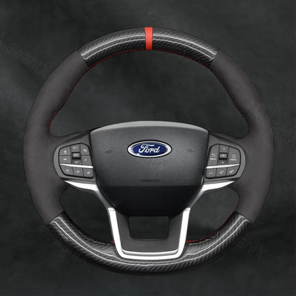 Discover MewantX Custom Steering Wheel Cover For Ford Explorer 2020 - 2025 Mewant delivers comfort, grip, style, protection and durable quality.