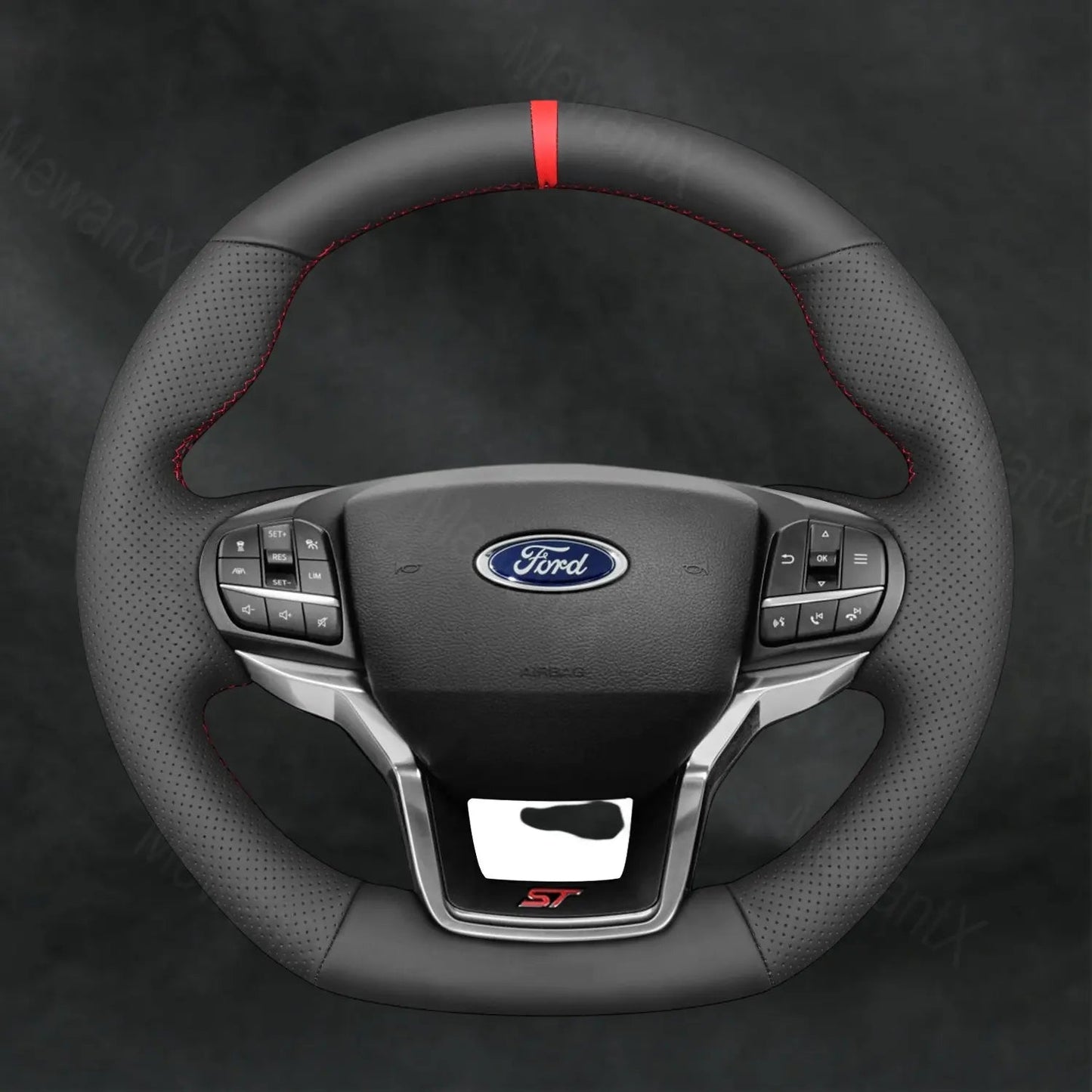 Discover MewantX Custom Steering Wheel Cover For Ford Explorer ST ST - Line Timberline 2020 - 2025 Mewant delivers comfort, grip, style, protection and durable quality.