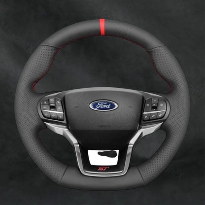 Discover MewantX Custom Steering Wheel Cover For Ford Explorer ST ST - Line Timberline 2020 - 2025 Mewant delivers comfort, grip, style, protection and durable quality.